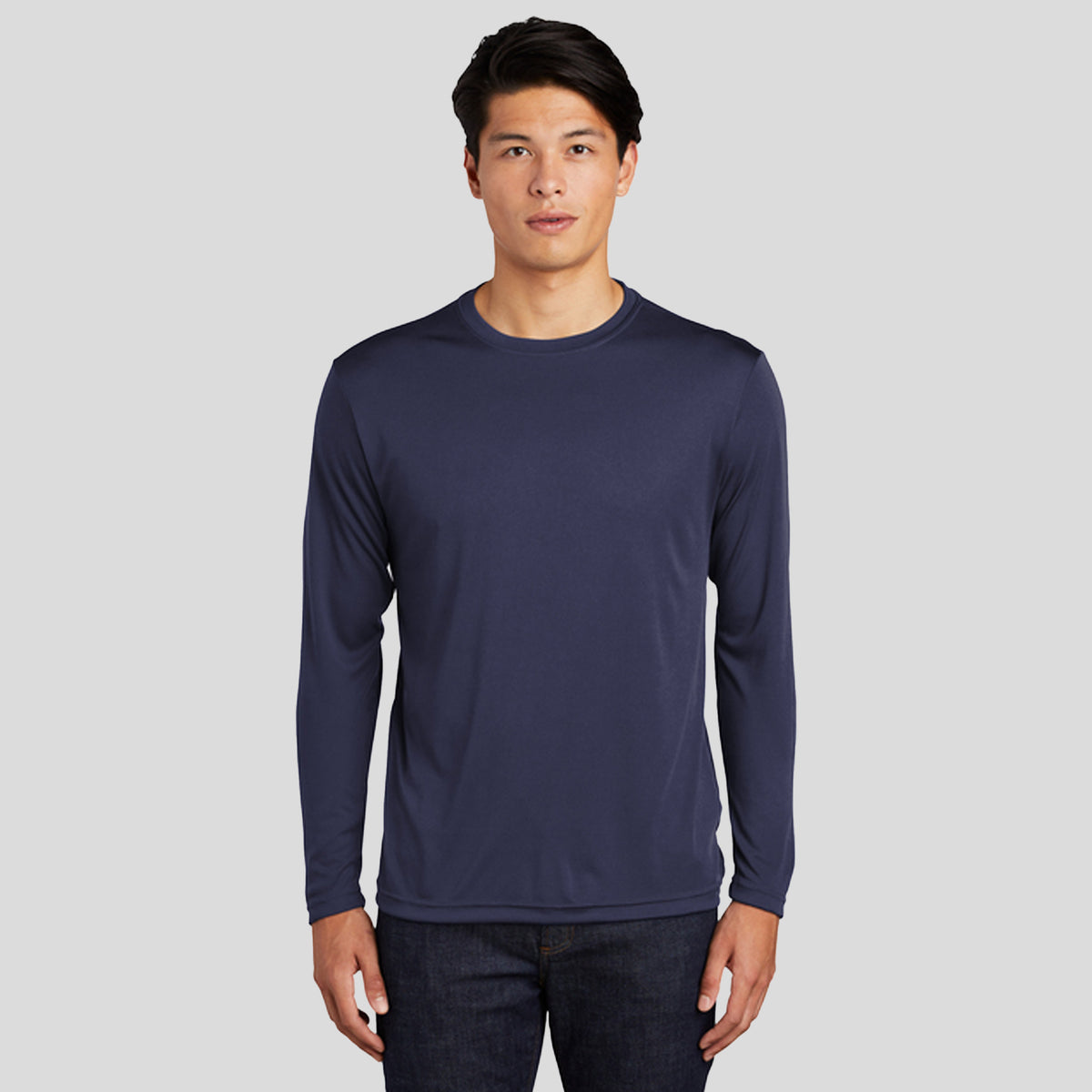 Tall Long Sleeve PosiCharge® Competitor™ Tee | True Navy