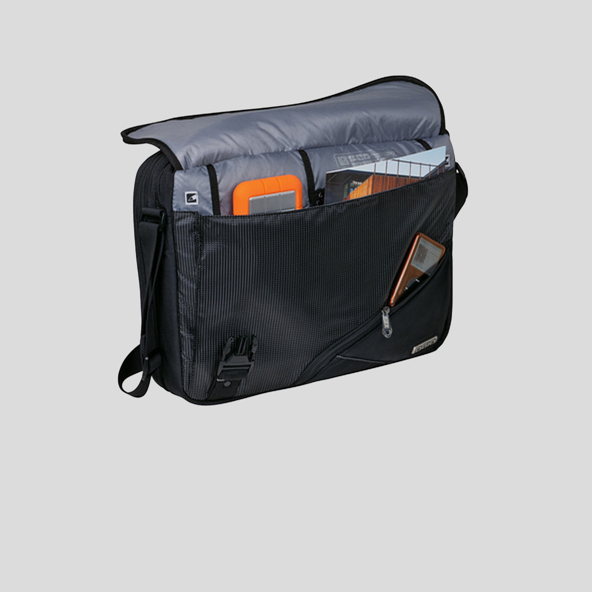 Voyager Messenger | Black/Petrol