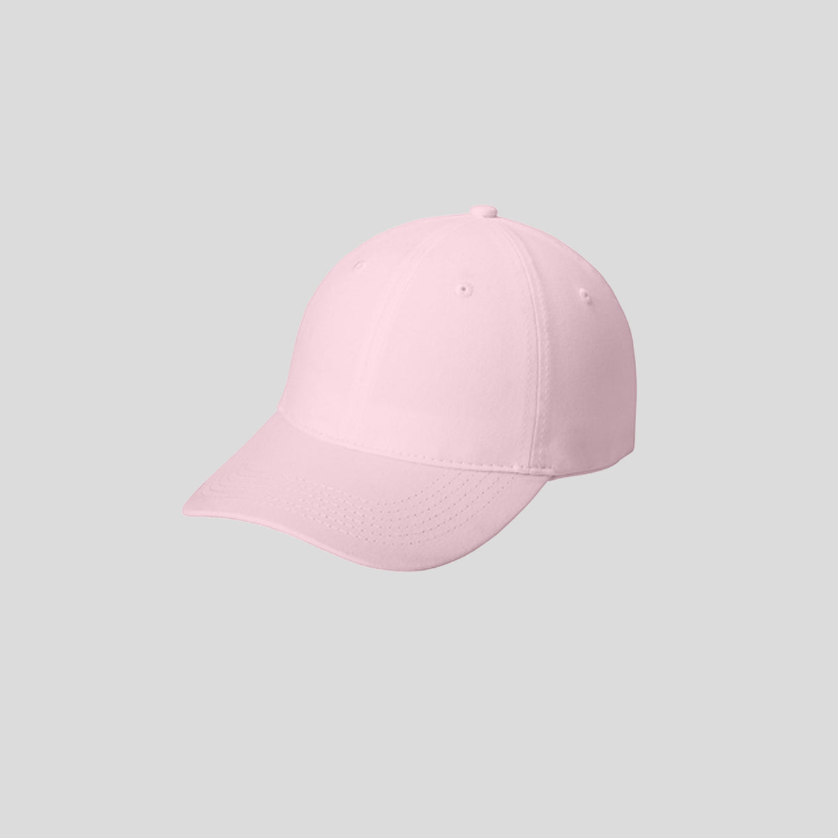 Brushed Twill Low Profile Cap | Light Pink