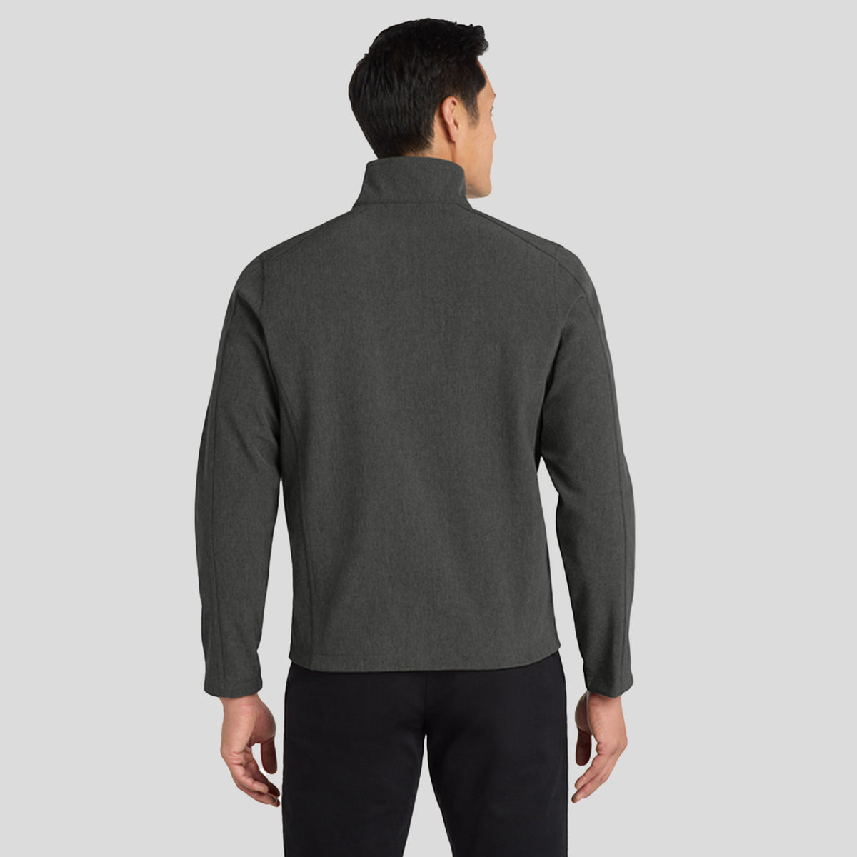 Men's Core Soft Shell Jacket | Black Charcoal Heather