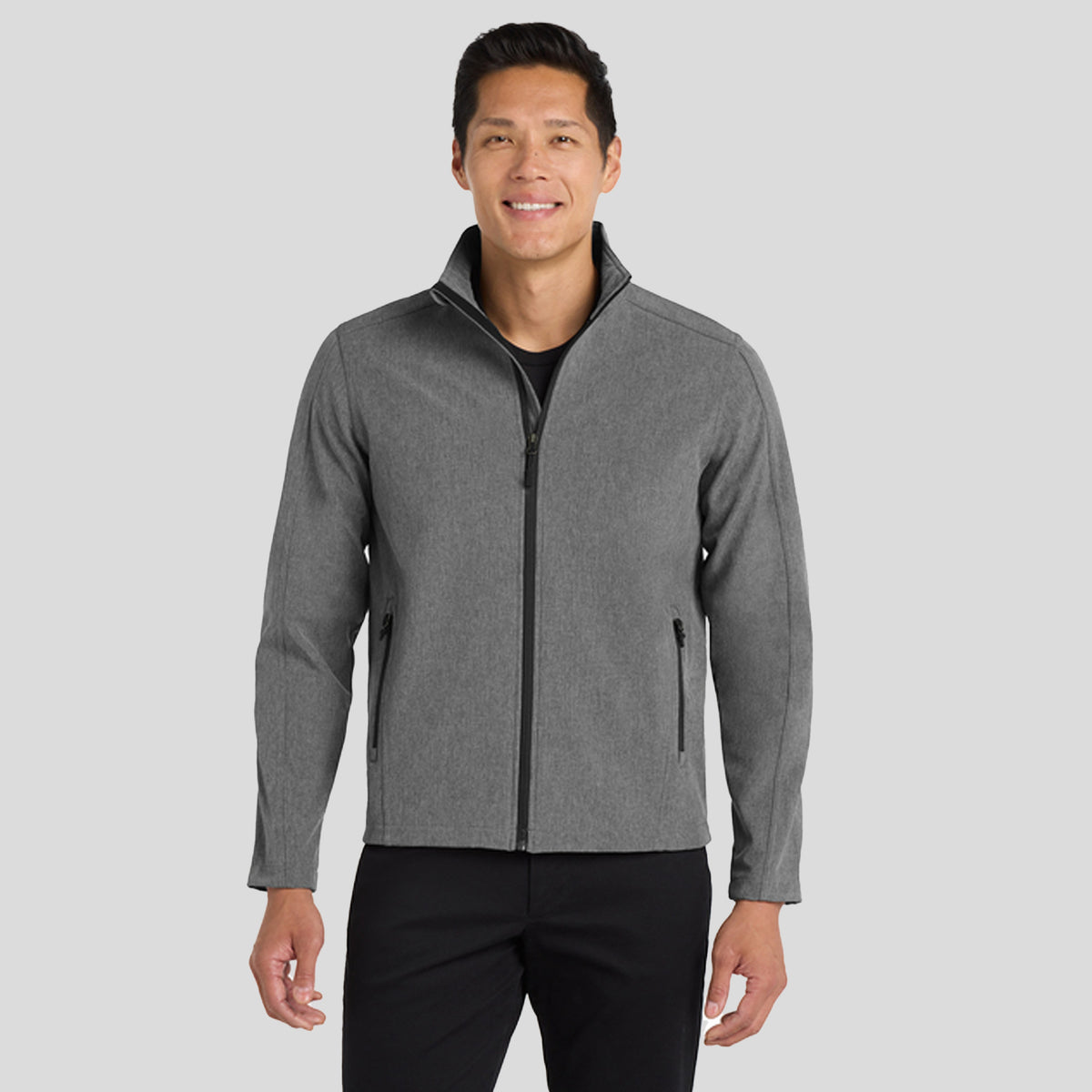 Men's Core Soft Shell Jacket | Pearl Grey Heather