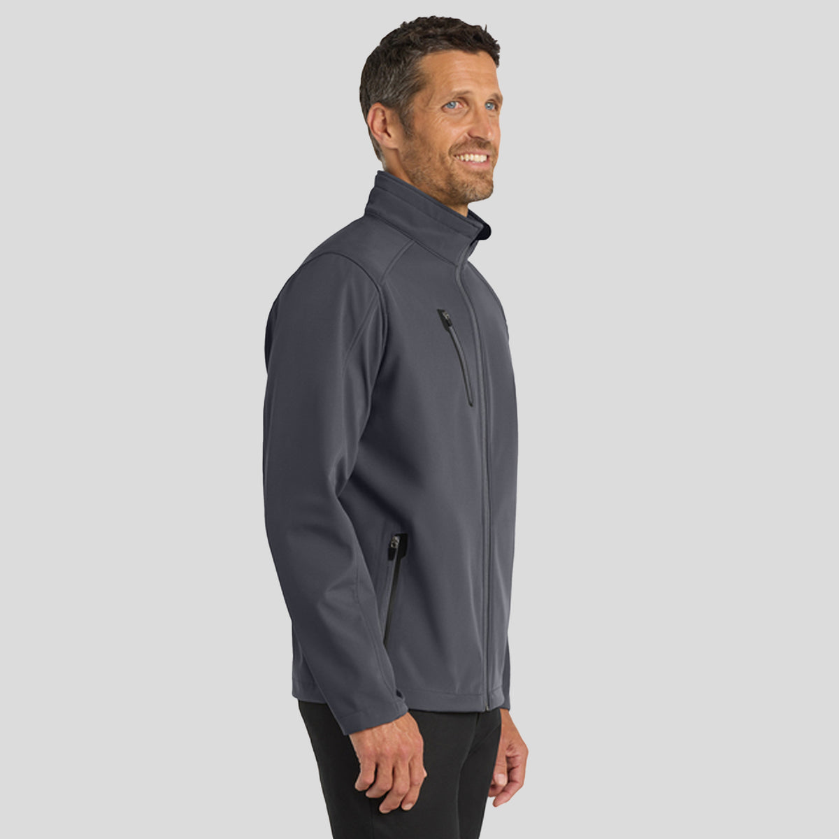 Welded Soft Shell Jacket | Deep Smoke