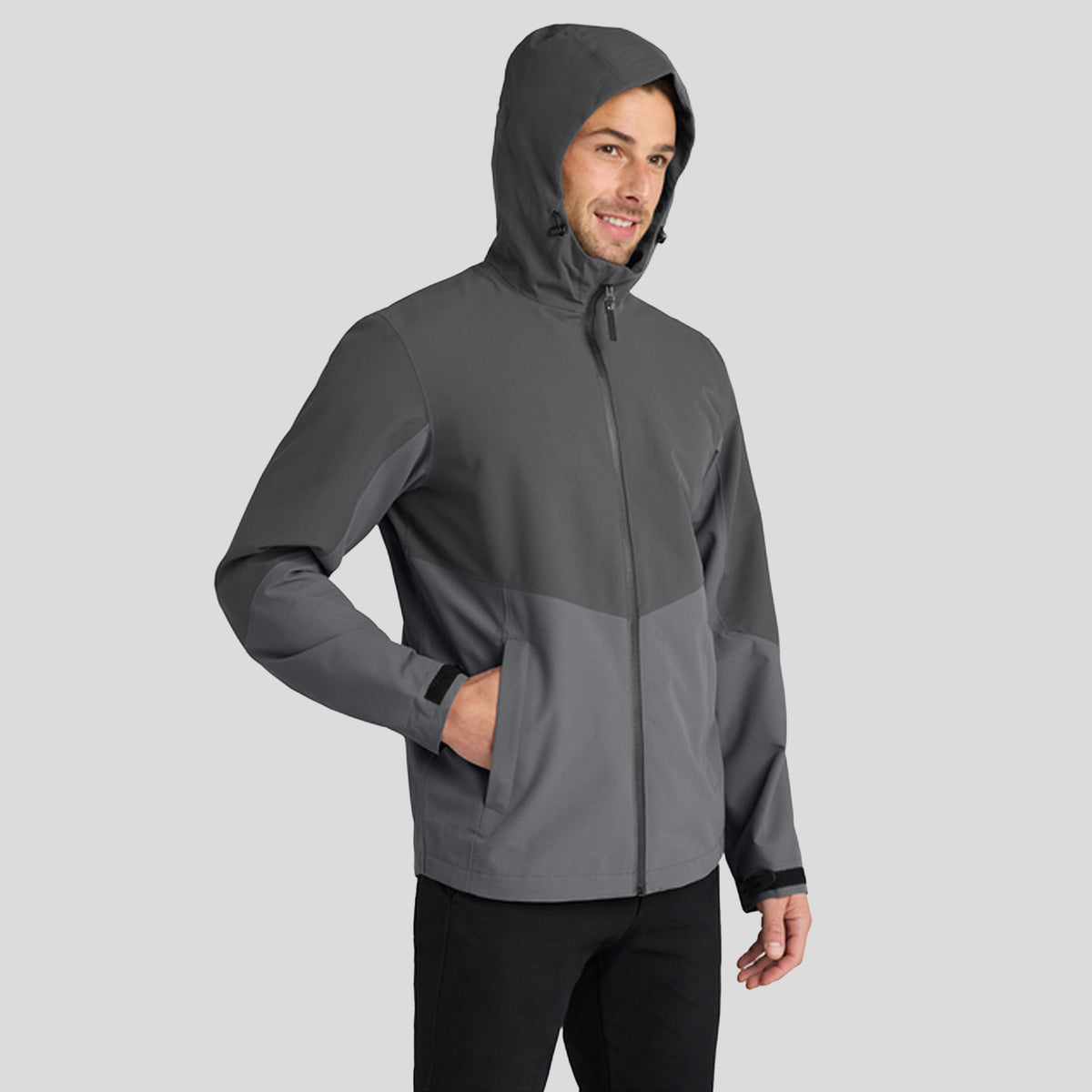Tech Rain Jacket | Storm Grey/Shadow Grey
