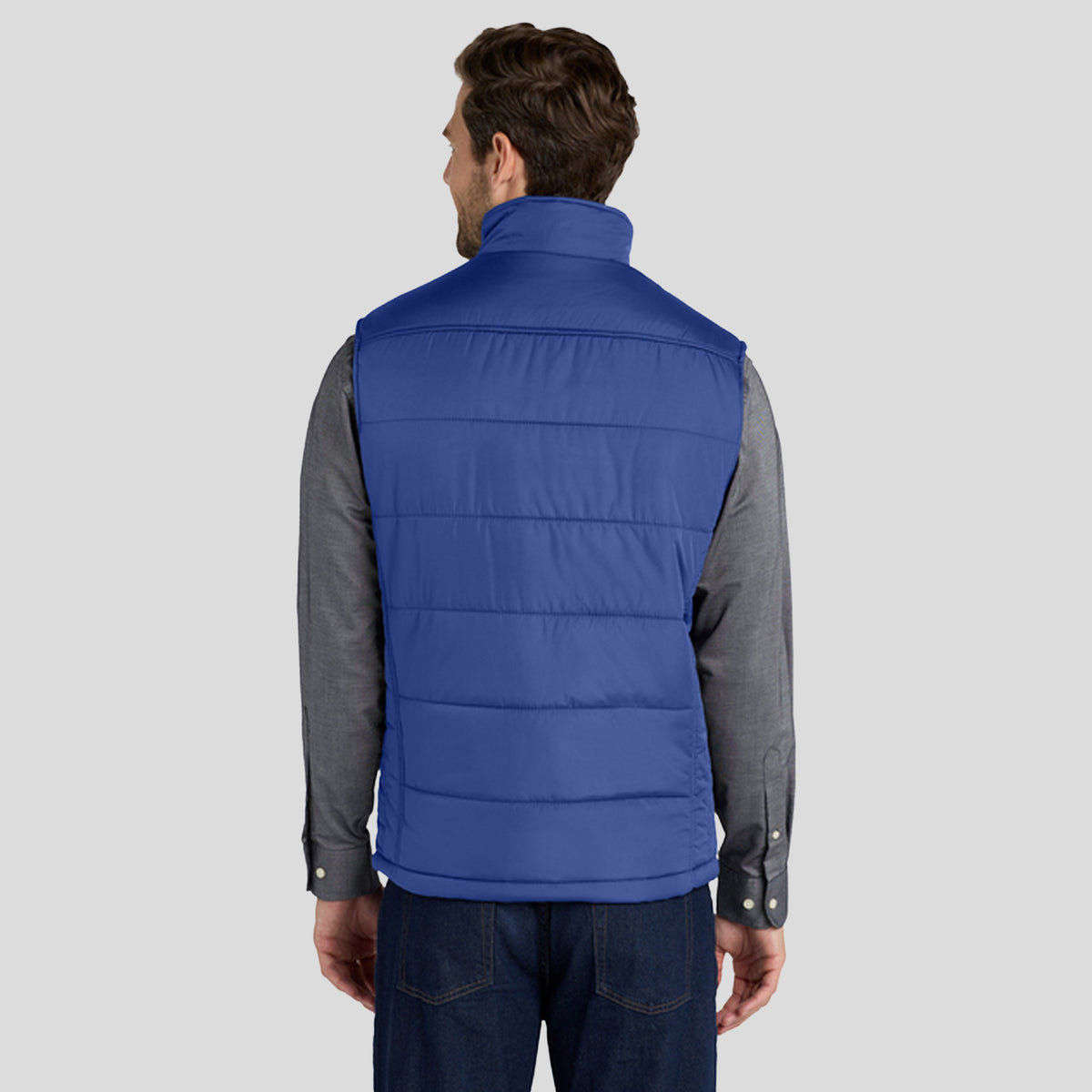 Puffy Vest | Mediterranean Blue/Black