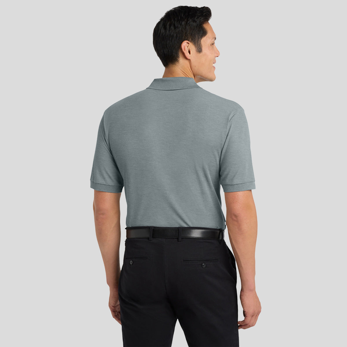 Silk Touch™ Polo with Pocket | Cool Grey