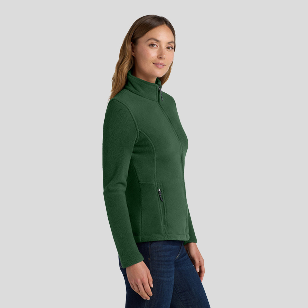 Women's Value Fleece Jacket | Forest Green
