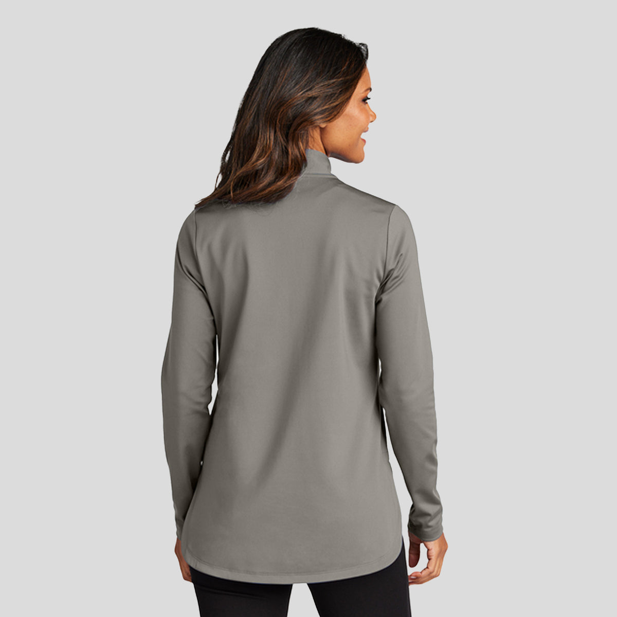 Women's C-FREE® Double Knit 1/4-Zip | Smoke Grey