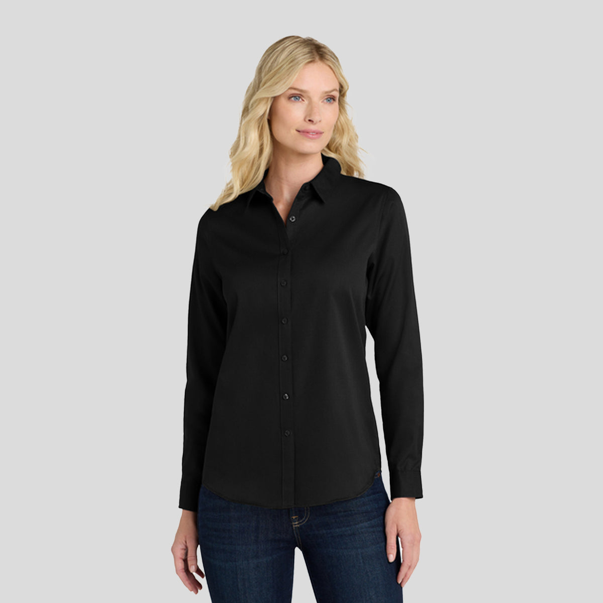 Women's Long Sleeve SuperPro React ™ | Deep Black