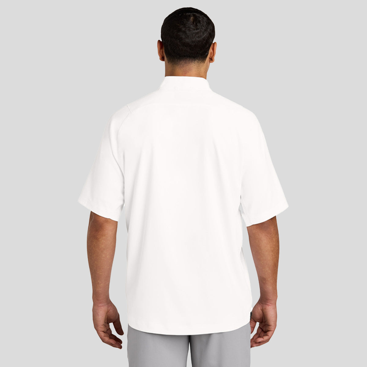 Cage Short Sleeve 1/4-Zip Jacket | White