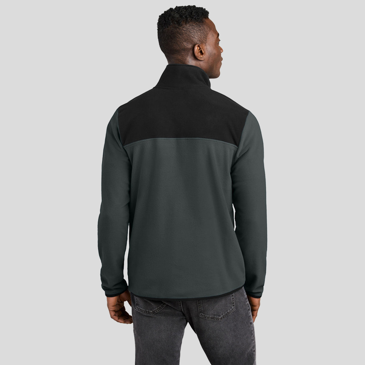 Glacier 1/4-Zip Fleece | Asphalt Grey/TNF Black