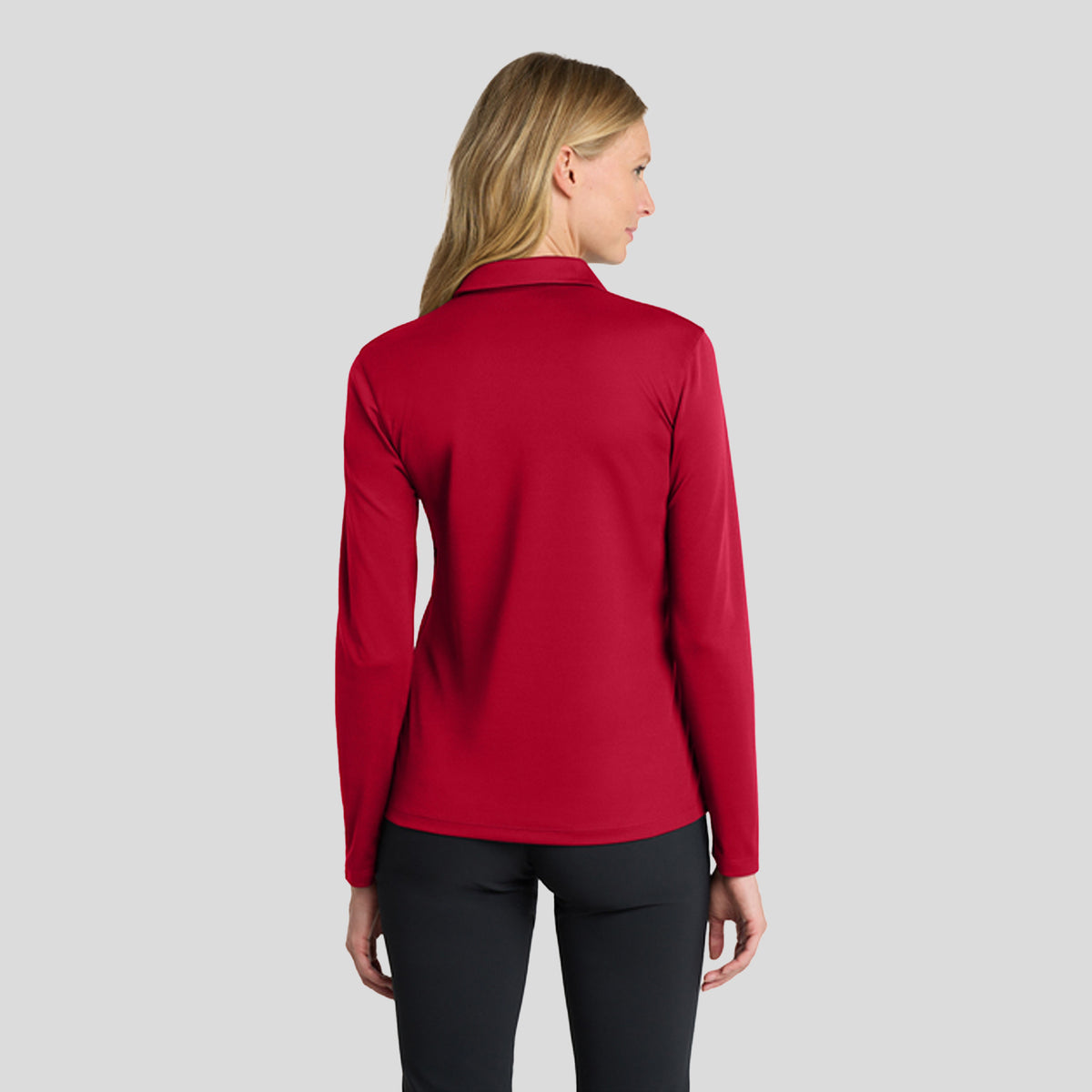 Women's Dri-FIT Micro Pique 2.0 Long Sleeve Polo | University Red
