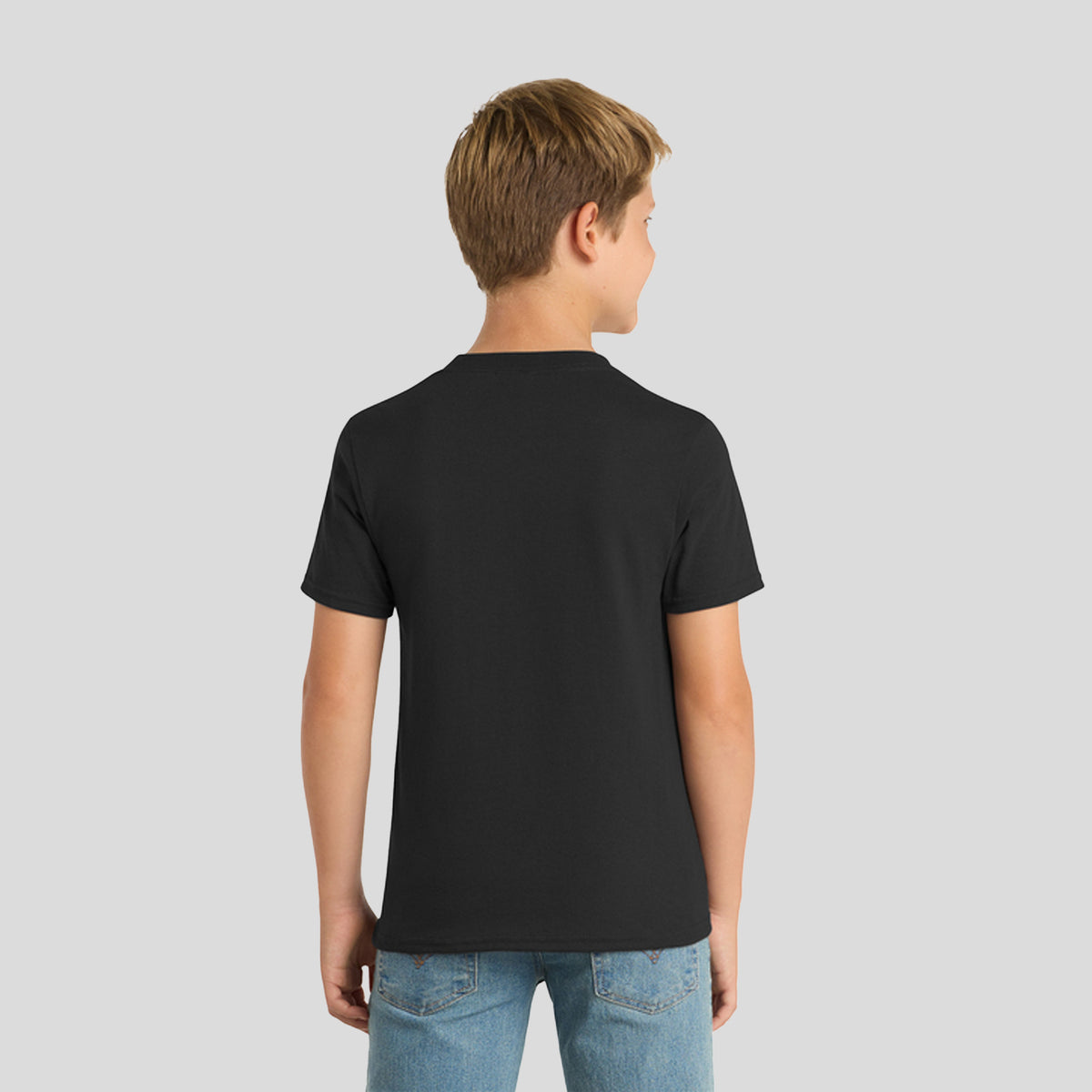 Youth Core Blend Tee | Jet Black