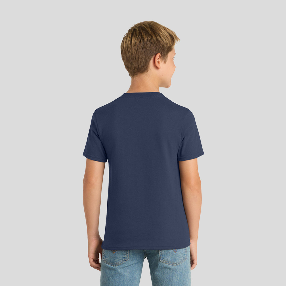 Youth Core Blend Tee | Navy