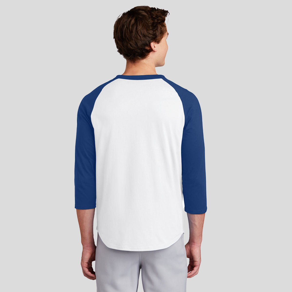 Colorblock Raglan Jersey | White/Royal