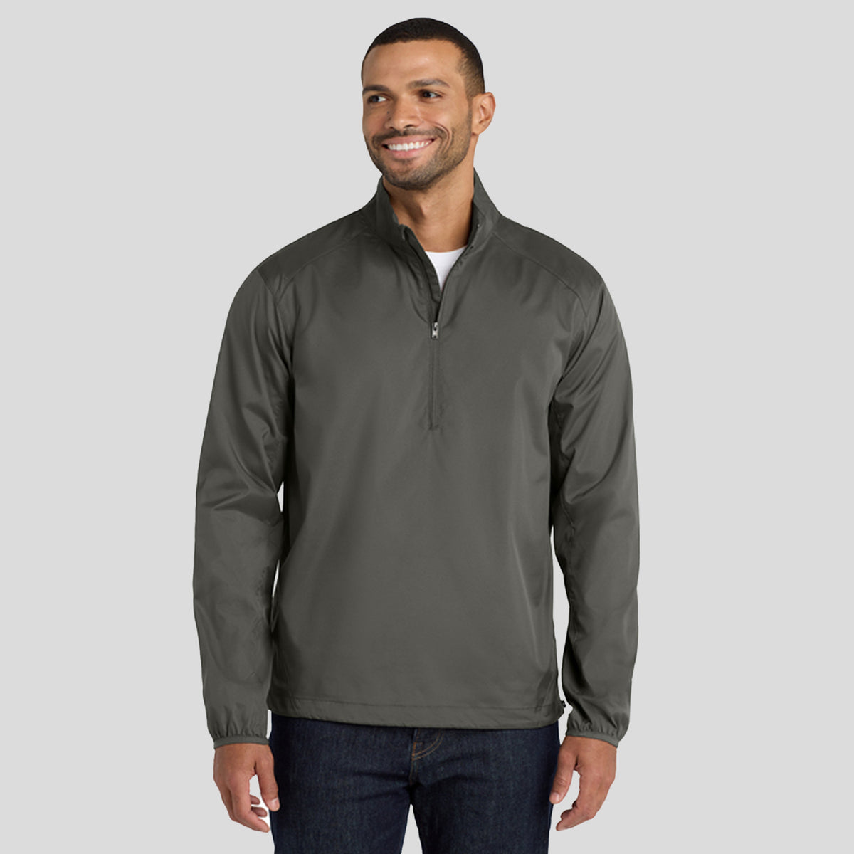 Zephyr 1/2-Zip Pullover | Grey Steel