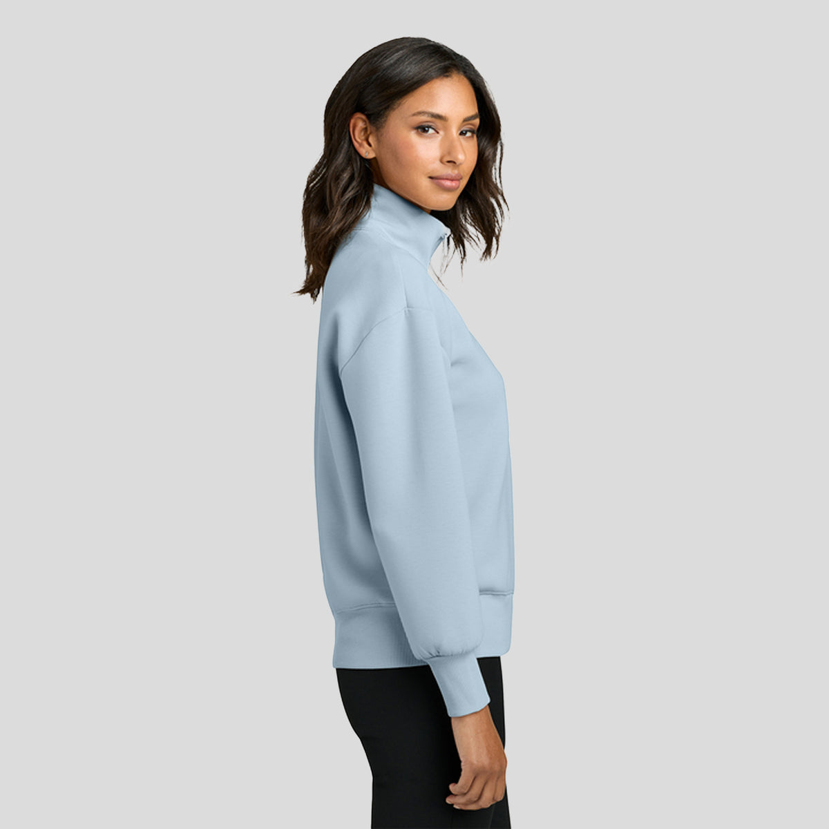 Women’s Soft Spacer 1/4-Zip | Celestial Blue