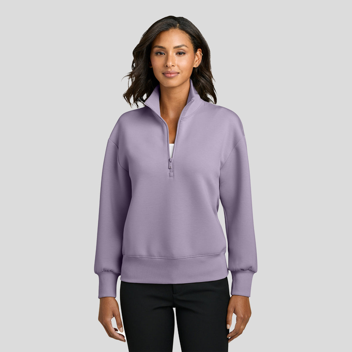 Women’s Soft Spacer 1/4-Zip | Purple Ash