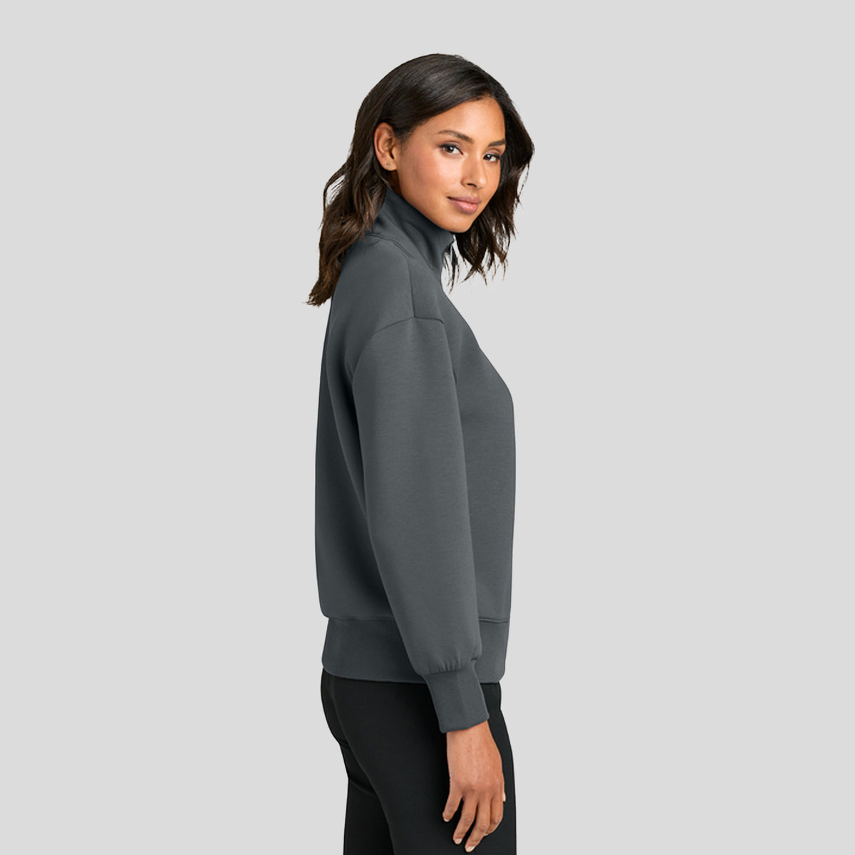 Women’s Soft Spacer 1/4-Zip | Storm Grey