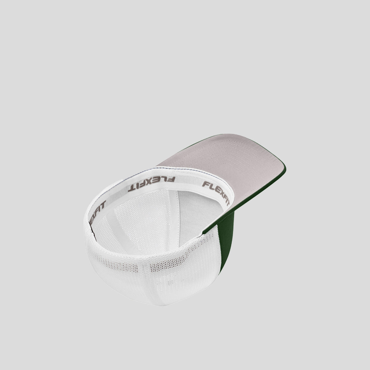 Flexfit® Mesh Back Cap | Forest Green/White