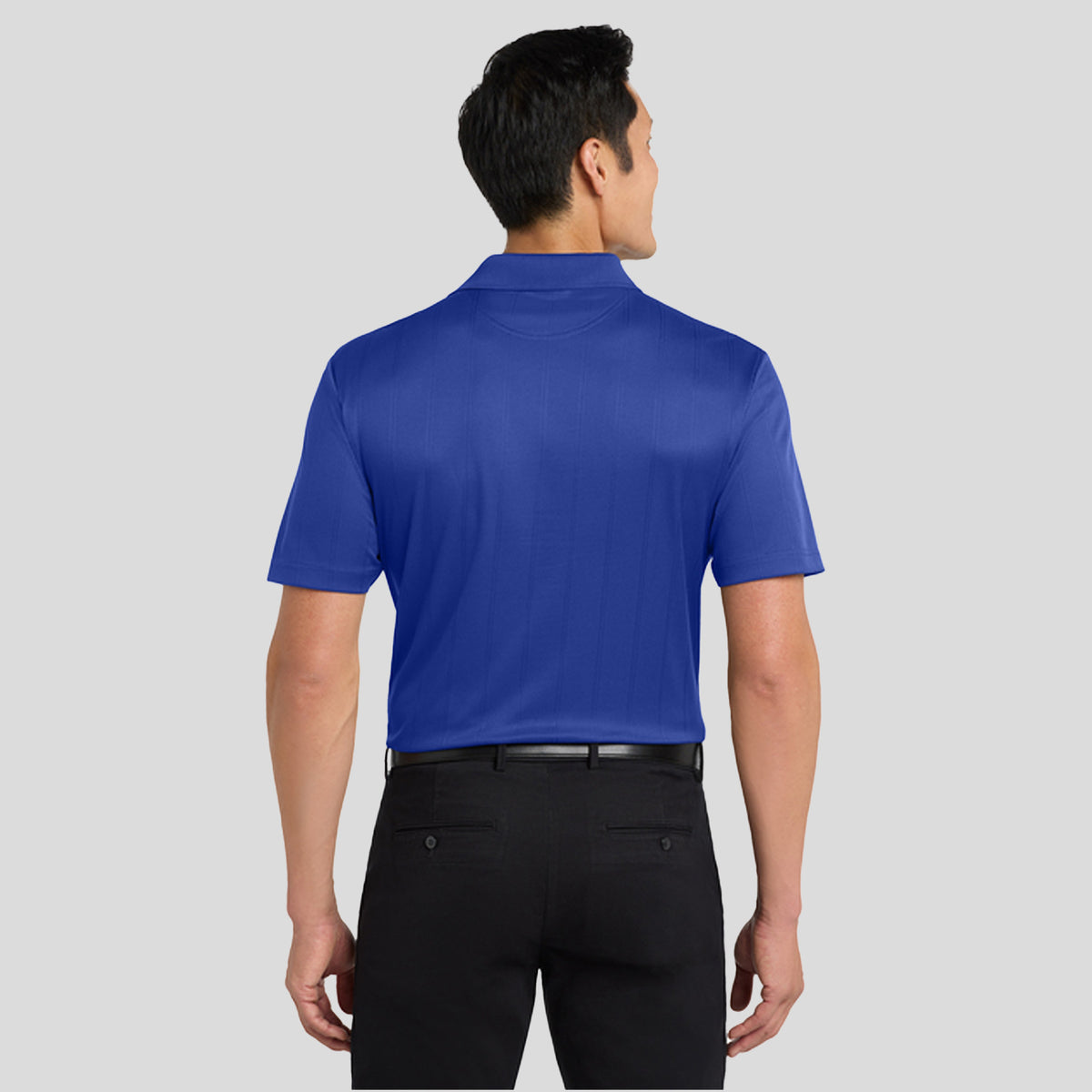 Performance Fine Jacquard Polo | Hyper Blue