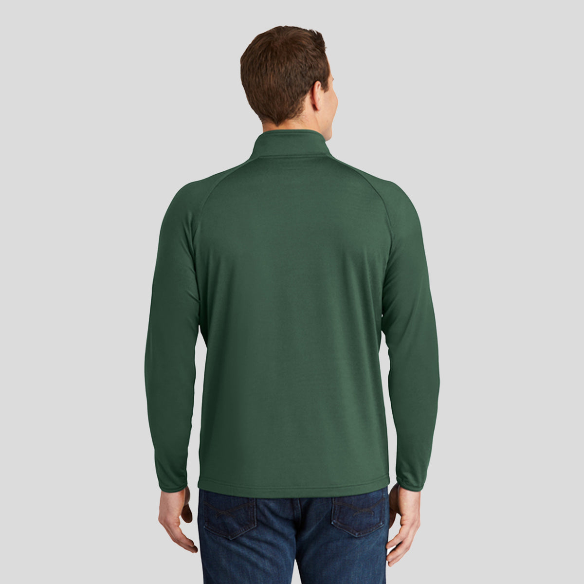 Sport-Wick® Stretch 1/4-Zip Pullover | Forest Green