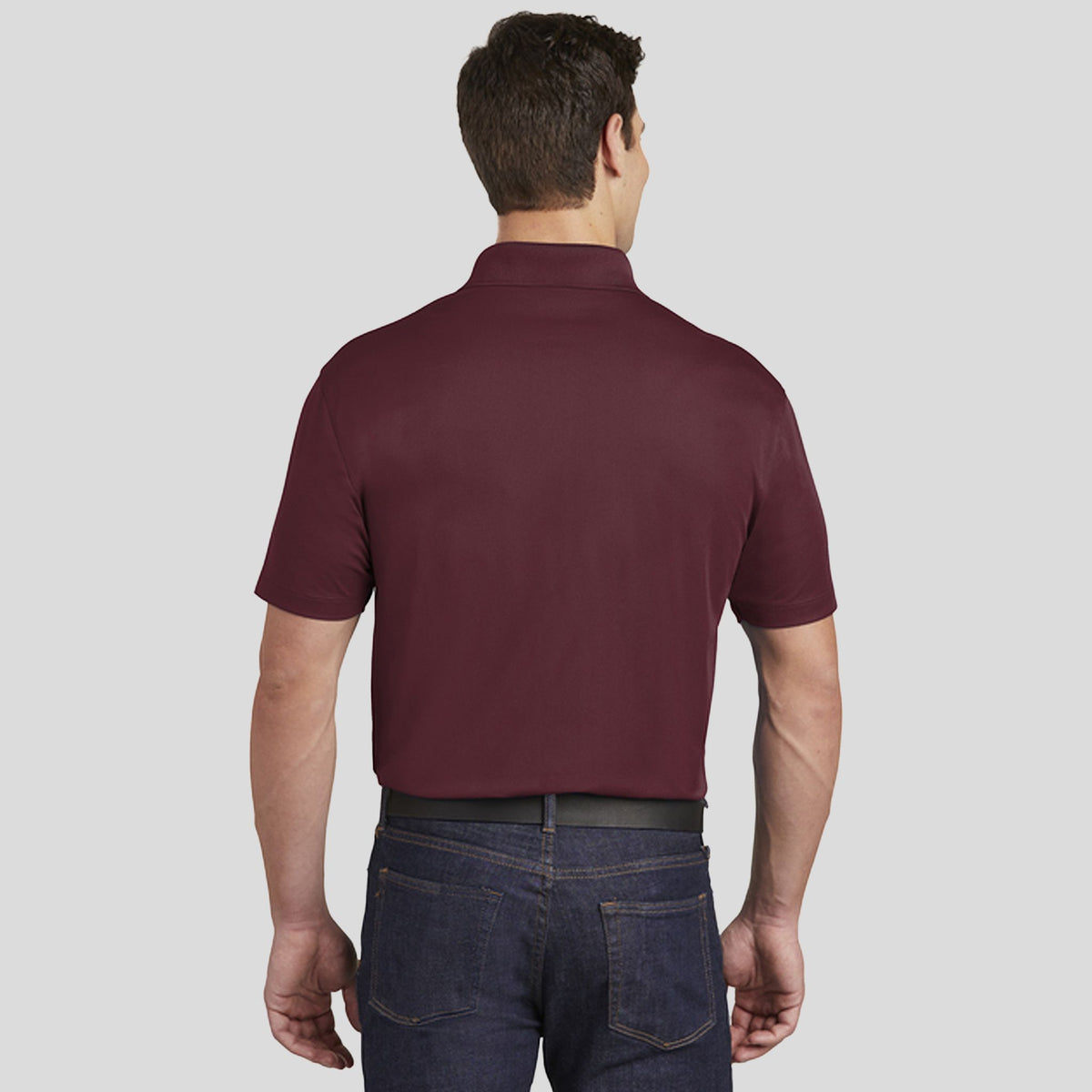 Micropique Sport-Wick® Pocket Polo | Maroon